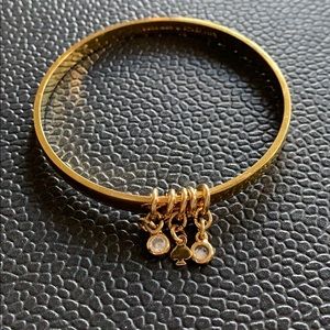 Kate Spade Gold Bracelet with small charms